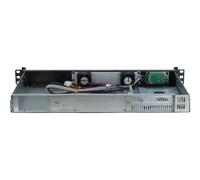 Inter-Tech 1U K-126L black 1 Höheneinheit Alloggiamento Mini-ITX 2,5 " 88887000