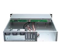 Inter-Tech 2U 2404L S-ATA Rack Server Stahl black Grau micro ATX Mini-ITX 2U