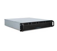 Inter-Tech 2U 2404L S-ATA Supporto Nero, Grigio