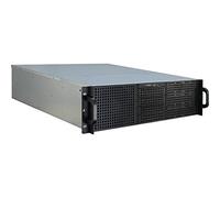 InteR-Tech 3U-30255 Supporto Nero, Acciaio Inox (inteR-Tech Ipc 3U-30255)