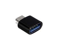 Inter-Tech 88885461 cavo USB Type C USB Type A Nero - Adattatore per cavo USB Type C, USB Type A, Male connector/Female connector, nero