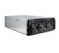 Inter-Tech 88887236 computer case Supporto Nero, Grigio (Inter-Tech 4W2 Mining R