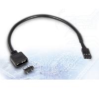 Inter-Tech Adaptor 1x 3-pin 5 V RGB to 1x VDG-connector, 20 cm