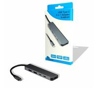 Inter-Tech Adattatore Argus H-469-01 5 in 1 USB-C, HDMI 4K, PD100W