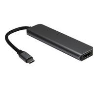 Inter-Tech Argus H-469-01 Adapter 5 in 1 Usb C HDMI 4K PD 100W Black 88885664