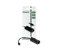 Inter-Tech ARGUS IT-811 Nero Realtek RTL8153 25 mm 230 mm 17 mm 25 g 88885438