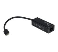 Inter-Tech - ARGUS IT-811 USB-C RJ-45 Nero cavo di interfaccia e adattatore