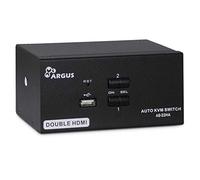 Inter-Tech AS-22HA HDMI switch per keyboard-video-mouse (kvm) Nero