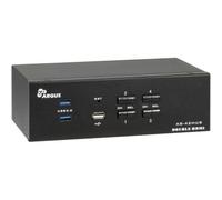 Inter-Tech AS-42HUS switch per keyboard-video-mouse (kvm) Nero