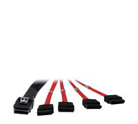 Inter-Tech Cable SFF 8087 4x SATA, Z for connecting 4 hard drives with 1 SAS con
