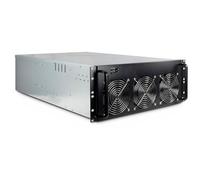 INTER TECH CAJA Mining-Rack 4W2 4HE 6 X 120 MM Vent