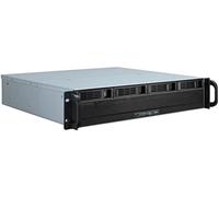 Inter-Tech IPC 2U-2404S Supporto Nero, Argento