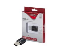 Inter-Tech NetvÃ¦rksadapter USB 2.0 650Mbps TrÃ¥dlÃ¸s