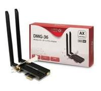 Inter-Tech PowerOn Dmg-36 Wi-Fi 6E PCIe Adapter Nic PCI WLAN 5400 Mbps 88888165
