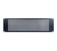 INTER TECH IPC 19 hole plate 3HE, 134 x 482 x 11 mm, RAL 9005