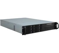 Inter-Tech IPC 2U-2406 Supporto Nero, Argento - Inter-Tech IPC 2U-