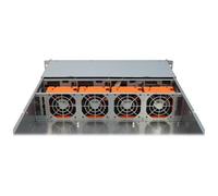 Inter-Tech - IPC 2U-2408, Portabagagli, Server, Acciaio, ATX, EATX, EEB, Micro-ATX, Mini-ITX, HDD, Rete, Potenza, 4x 80mm