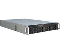 Case PC Inter-Tech IPC 2U-2408 Supporto Nero, Acciaio inossidabile [88887117]