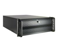 Inter-Tech IPC 4U-4129L Supporto Metallico, Argento (19 IPC 4U-4129L 4HE no PSU