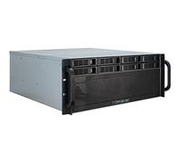 4U-4408 Supporto Nero, Argento, Server case Nero, Supporto, Server, Nero, Argento, ATX, EATX, EEB, Mini-ITX, uATX, Acciaio, 4U