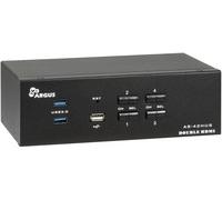 Inter-Tech AS-42HUS switch per keyboard-video-mouse [kvm] Nero (Inter-Tech IPC KVM Switch HDM) [88887412]