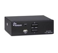Inter-Tech KVM KVM-AS-21HA HDMI Line in 2x HDMI 4x 3.5 mm 3-Pin Jack 1 Power Lin
