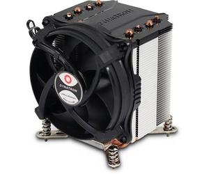 Inter-Tech Q-6 Processore Dissipatore di calore/Radiatore 9,2 cm Alluminio, Nero 1 pz