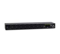 Inter-Tech SW-1681 8presa(e) AC Nero unità di distribuzione dell'energia (PDU)