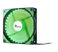 INTER TECH Ventola di Raffreddamento a LED, 120 mm, Luce Verde