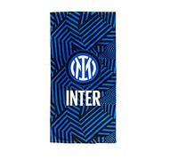 Inter Telo Mare in Spugna, 70X140, Logo Inter, 100% Cotone, Prodotto ufficiale, Grafica Nerazzurra