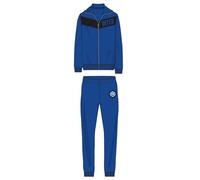 INTER Tuta Felpa Uomo in FULL ZIP con Tasche, Zip, Garzata Tuta Casa, Idea Regalo Ottima Qualità (S, 1075 ROYAL)