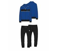 Inter tuta homewear uomo in cotone full zip prodotto ufficiale art. F10 2050 (royal, L)