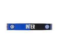 Inter Unisex - Adulto Sciarpa Stadio, Bicolore Nero/Blu, Taglia Unica