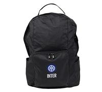 Inter, Zaino Richiudibile Unisex-Adulto, Nero, free size