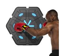 Interacti Musica Boxe, Punzonatrice Boxe, 2000 mAh Ricaricabile Forte Muro Focus Training Hand Eye Coordinazione per Adulti Home Workout Fitness Esercizio Attività Fisica Attrezzature Interacti