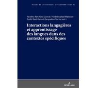Interactions langagières et apprentissage des langues dans de (Copertina rigida)