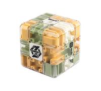 Interactive 3D Maze Toy - Roller Ball Puzzle Cube, Educational Game for Kids, Hands On Learning Toy with Challenging Labyrinth, Classroom Party Birthday Room, Family Gathering Social Event Celebration