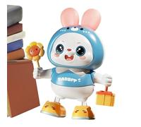 Interactive Bunny Toy - 48 canzoni Dancing Robot Bunny, Electric Singing & Dancing Pet | Head-Lifting Training Device for Boys, Girls, Children, Bedside, Bedroom, Bookshelf, Educational Play Rabbits