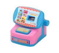 Interactive Cash Register Toy, Mini Pretend Play Machine Set, Realistic Counting Learning Tool, Durable Educational Playset, Classic Toy Ornament Design, Kids Learning Activity for Classroom and Home