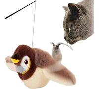 Interactive Cat Toy.Giocattolo elettrico gatti-uccelli ali battenti，Giocattolo Uccellini Finti Volanti Per Gatti，Come un giocattolo con uccellini volanti e ali battenti, ottimo per divertire i gatti