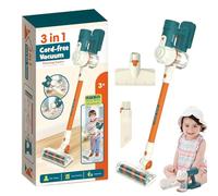Interactive Cleaning Toy, Real Working Vacuum, Pretend Play Appliance, Music and Light Feature, Compact Size, for Boys and Girls, Indoor Fun 6.69x5.51x29.13 Inches