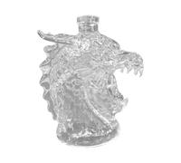 Interactive Dragon Decanter, Novelty Glass Liquor Container, Rare Whiskey Wine Dispenser, Funny Drinkware Present for Men, Collector Display to Weddings and Bachelor Events 5.91x3.15x511 Inches
