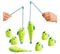 Interactive Fishing Game, Telescopic Educational Toy, Magnetic Fish Board with 40-Piece Build, Skill Building Set, Durable ABS with Playful Style, Learning Activity for Boys and Girls