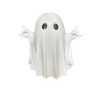 Interactive Ghost Decor, Halloween Rock Statue, Spooky Spirit Accent, Handcrafted Stone Ornament, Lightweight Centerpiece Design, Ideal to Tabletop Living Room Garden Party Setup 4.92x3.54x4.53 Inches