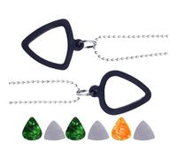 Interactive Guitar Pick Holder Necklace for Women - Small Picks for Electric Guitar,Small Music Accessory for Performance Concert, Bass Ukulele Playing Supplies