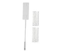 Interactive Hand Duster, Extendable Pole Cleaner, Retractable Handle Brush, Microfiber Washable Heads, Flexible Dusting Tool for Furniture, Fridge, Couch, Under Appliances Cleaning 27.17x3.58 Inches