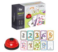Interactive Make 10 Math Game - Challenging 10-Point Addition Activity for Children | Brain-Boosting Card Game for Homeschooling Early Education Tool for Boys and Girls Aged 3 and Up.