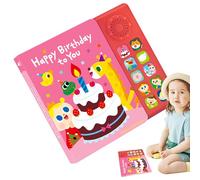 Interactive Music Book, Musical Book, 9.06x8.27x1.18 pollici Sound-Activated English Education Aid with 10 Classic Nursery Rhymes, Fun Audio Storybook for Early Learning Boys Girls