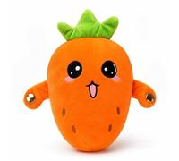 Interactive Music Plush Toy, 2026 New Interactive Fruit Plush Toy, Soft Interactives Banana Toys Dual Mode Play, PP Cotton (Carrot)