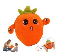 Interactive Music Plush Toy,interactive Banana - Soft Sensory Music Plush With Sounds,Fruit Stuffed Animal For Parent-Child Play, Fun Sound-Activated Rhythm Piano Doll (A)
